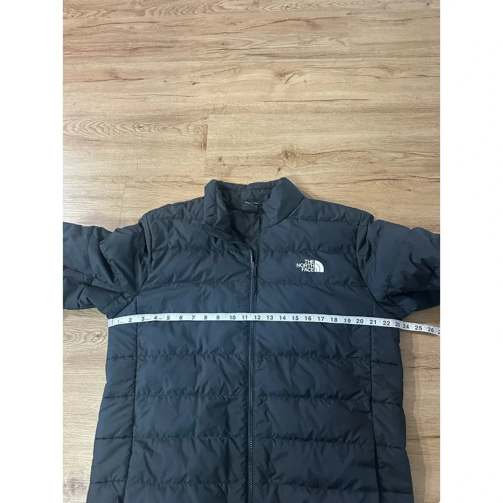 The North Face 600 Fill Down Puffer Jacket Mens Large Black Full Zip Winter